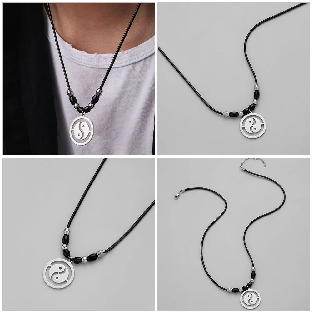 

Symbol Necklace Men Chinese Jewelry Stylish Attractive Eye-Catching Unique Design Premium Material Skin Friendly Fashionable