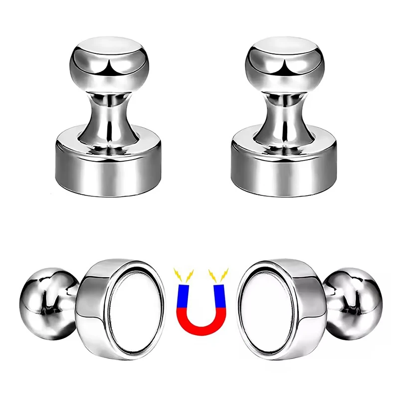 20x25 Strong Neodymium Magnet Pushpins Suction Cup Thumbtack Sticker Durable Steel Magnetic Push Pin for Refrigerator Whiteboard