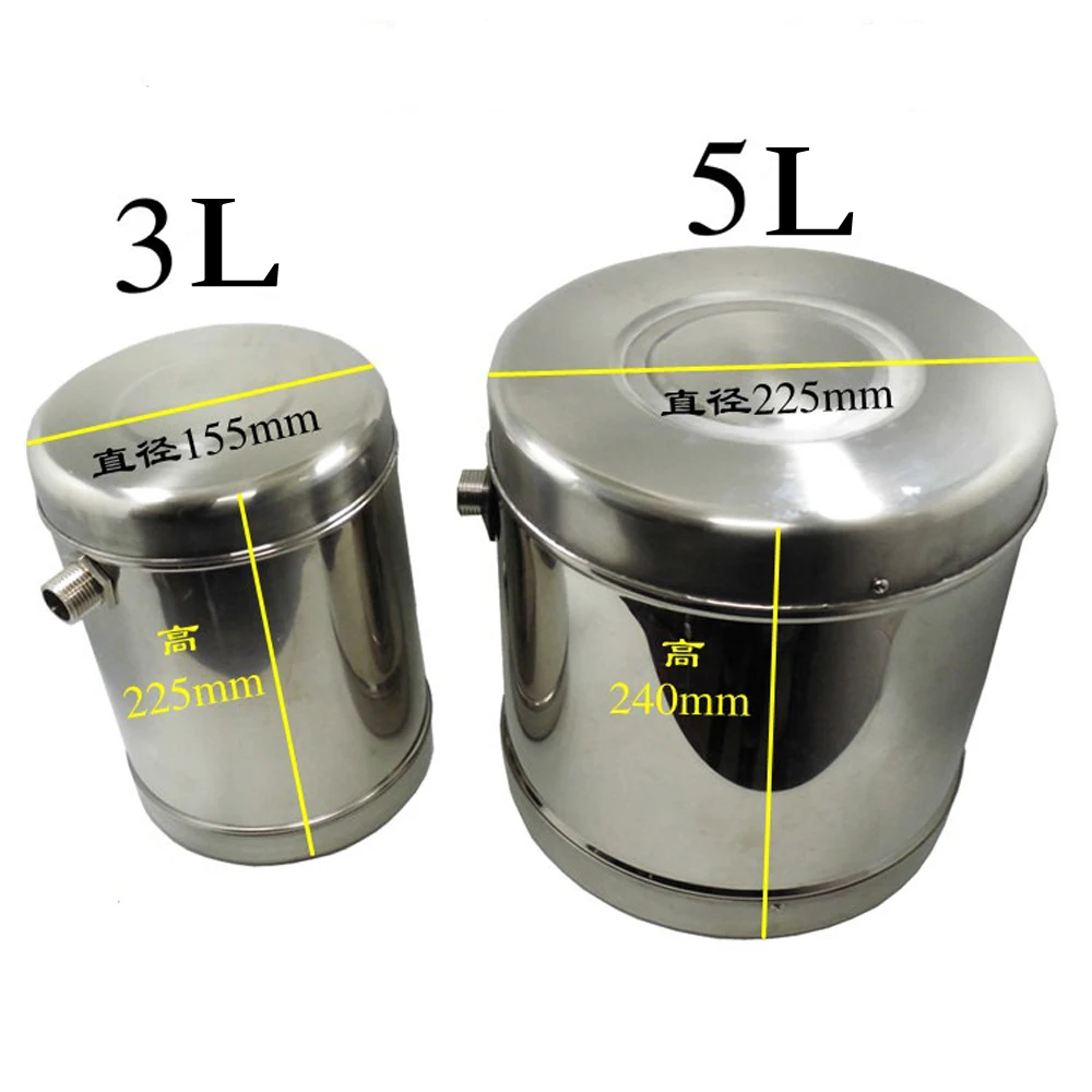 3L/5L Stainless Steel Assistant Tank For Non Pressure solar water heater water load control