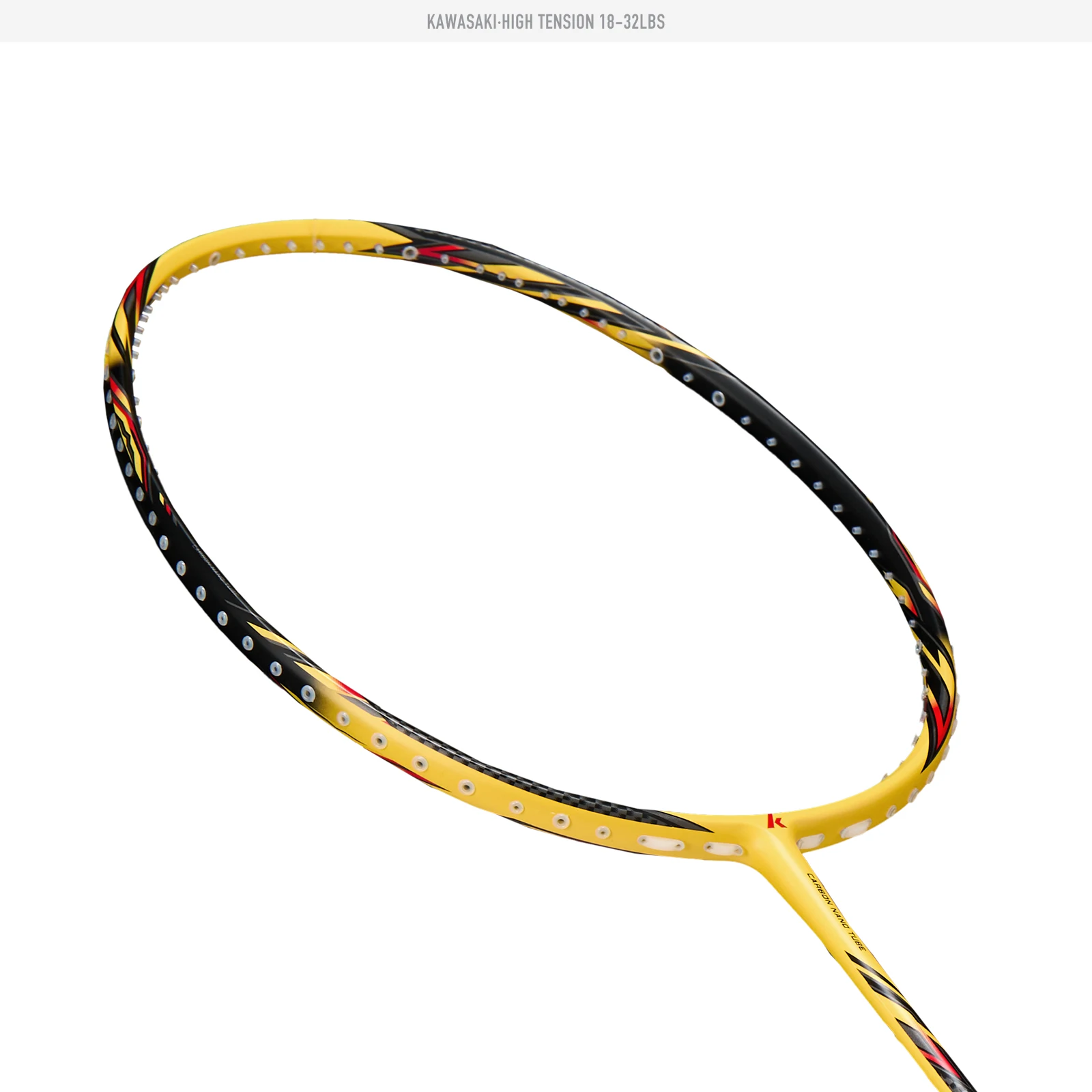 

Kawasaki High Tension G7 Badminton Racket Full Carbon Fiber 5U 78±2g Head Heavy Attack raquette badminton + 2pcs Grips + Cover