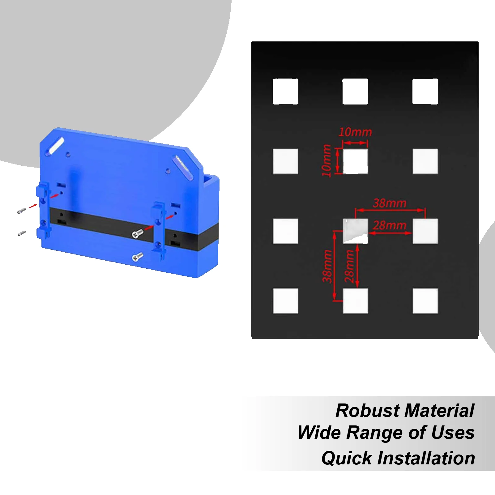 

Magnetic Wrench Holder Tool Storage Holder Wrench Rack For Bike Hex Spanner Repair Tool Wall Organization Display Garage