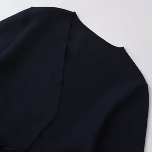 Traf Spring Fashion Nữ vai nữ đệm Belt Bele BLAZER Nữ retro với áo cổ dài áo cổ áo cổ áo dài 9598/128 8 Bán hàng chính Blazer Elastano - №5