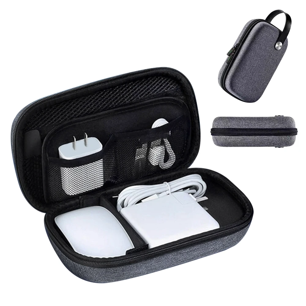 Portable Mini Hard Shell Digital Gadgets Storage Boxes Bag EVA Earphone Charger Case Data Cable U Disk Organizer