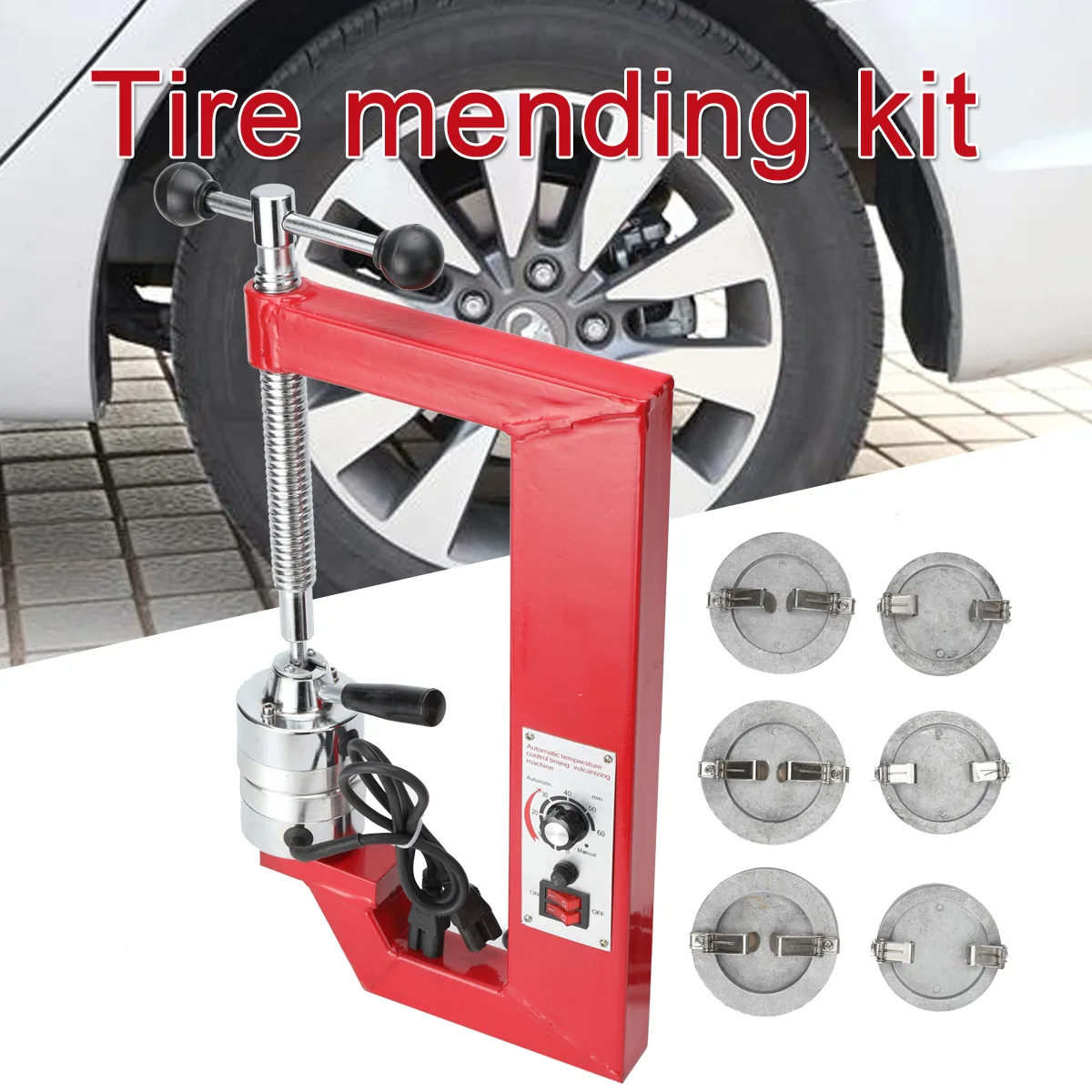 Car Automatic Temperature Control Vulcanizing Machine Tire Repairing Equipment Car Repair Tools Set