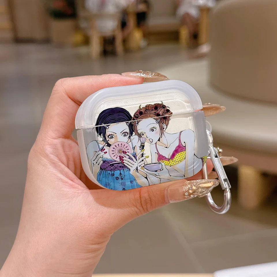 Nana【AirPods Pro】 Anime N-NANA Translucent Silicone Case for Airpods 4 3 Pro 2 1