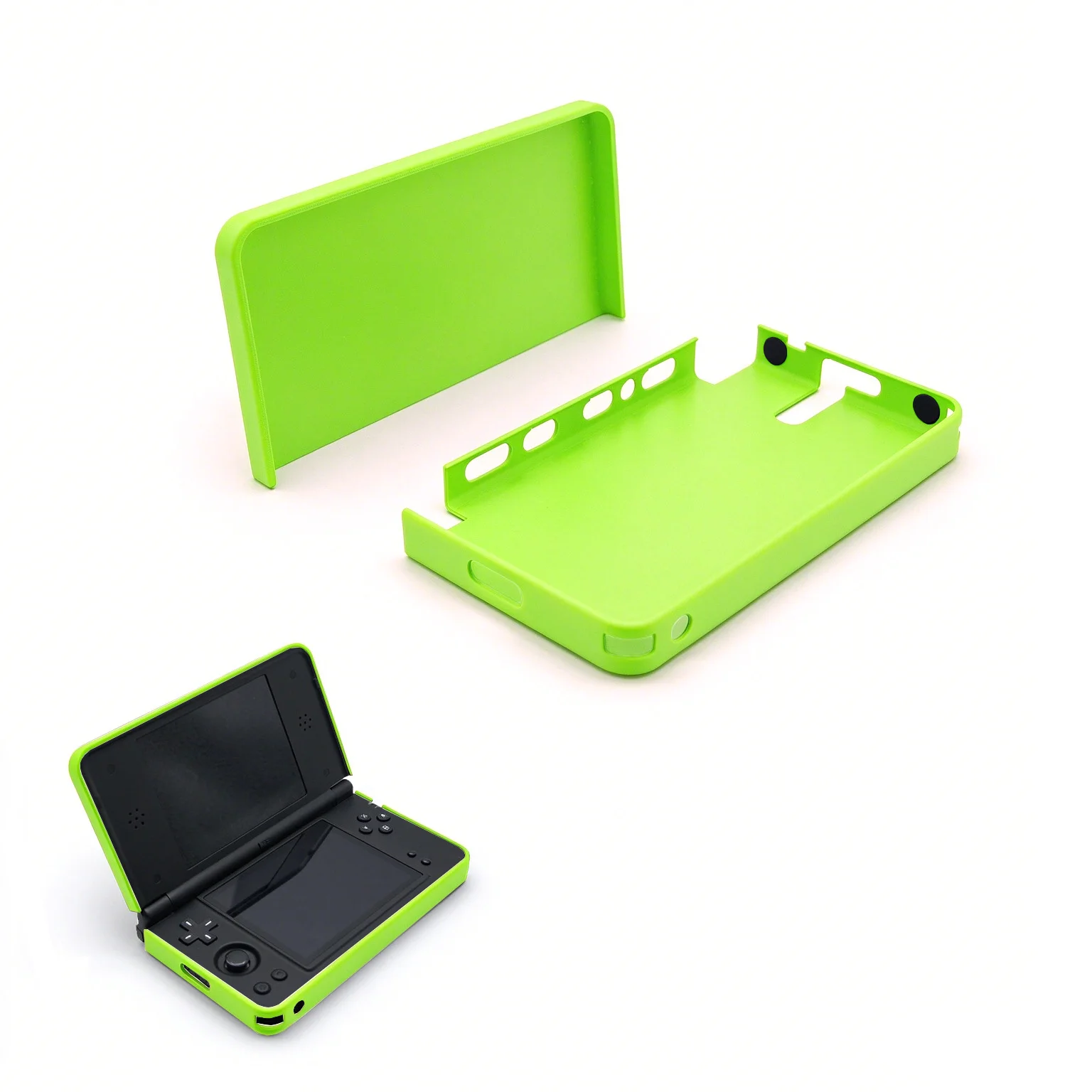 Protective Case for ANBERNIC RG DS Plus Handheld Game Console PLA Protective Shell Anti-drop Cover Game Accessories Black Orange
