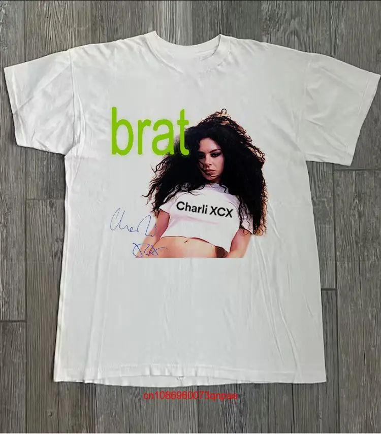 Charli XCX Brat New Album  T Shirt Cotton Full Size long or short sleeves