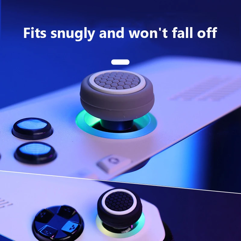 

​for ROG Ally Silicone Rocker Cap Handheld Console Joystick Cover for Steam Deck Game Controller Stick Thumb Grip 4pcs