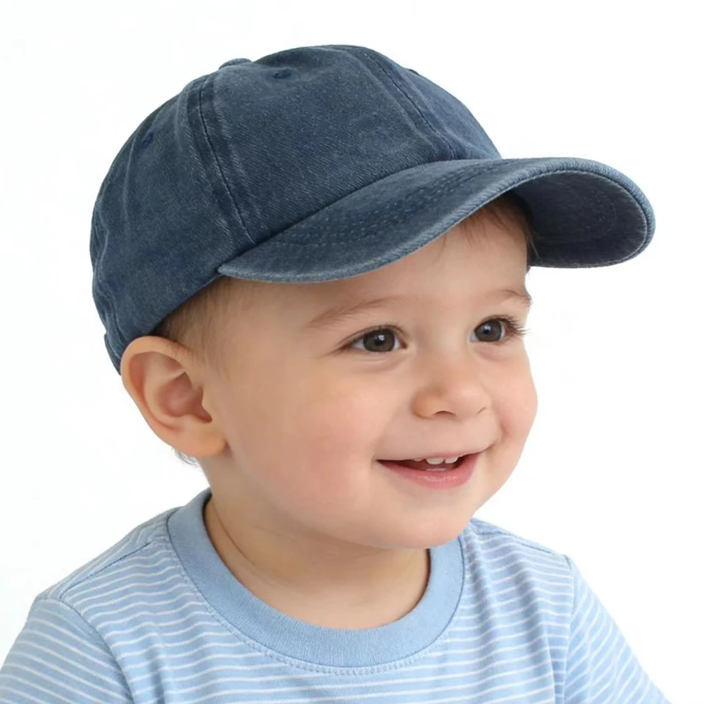 

New Vintage Washed Cotton Baseball Cap Parent-Kids Sun Hats For Boy Girl Spring Summer Snapback Baby Hat