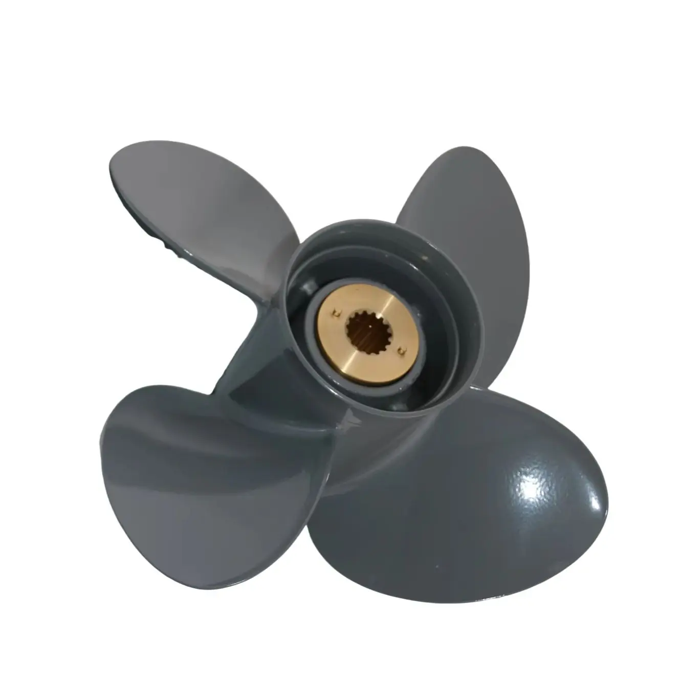 Captain 4 Blades Aluminum Propeller Fit Honda Outboard Engine BFP60A BF75 BF90 BF115A 15 Tooth RH Similar to SOLAS AMITA 4