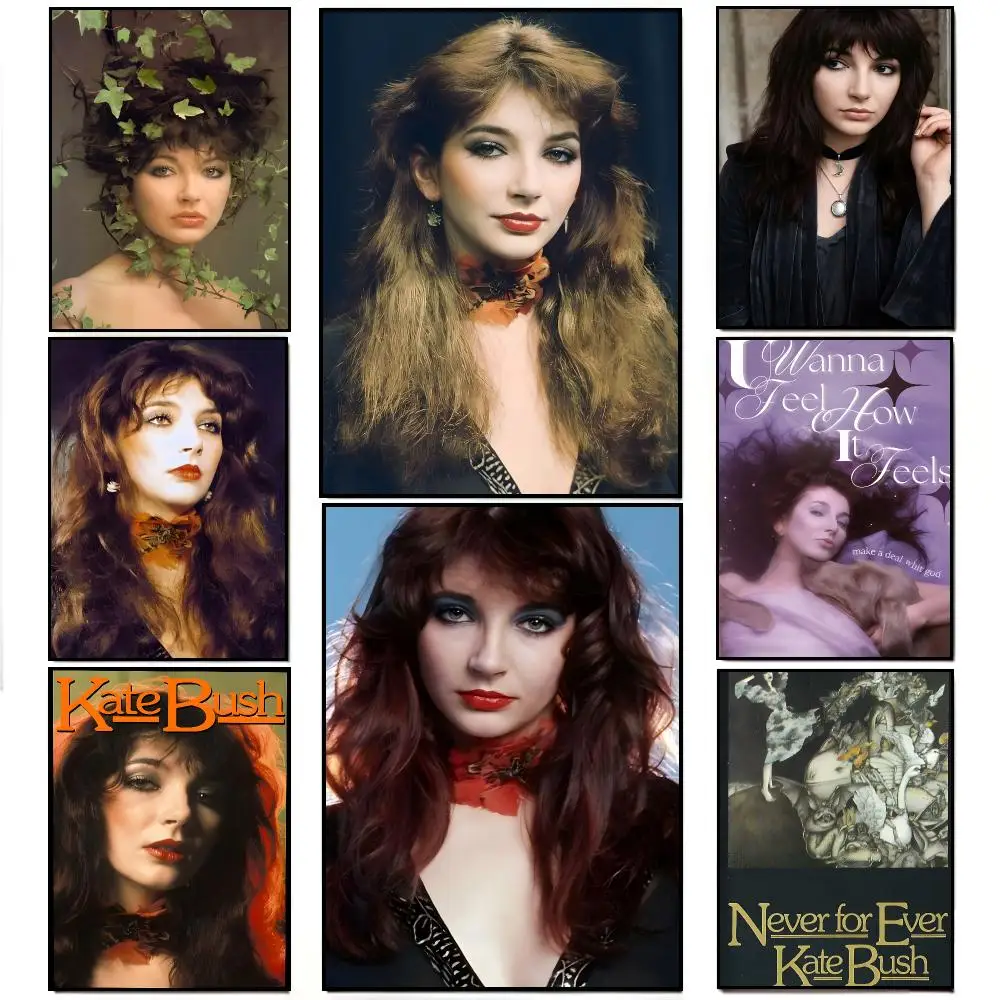 Ethereal Artistic Melodic K-Kate Bush Poster Elegant Indoor Artwork Design & Contemporary Home Decor