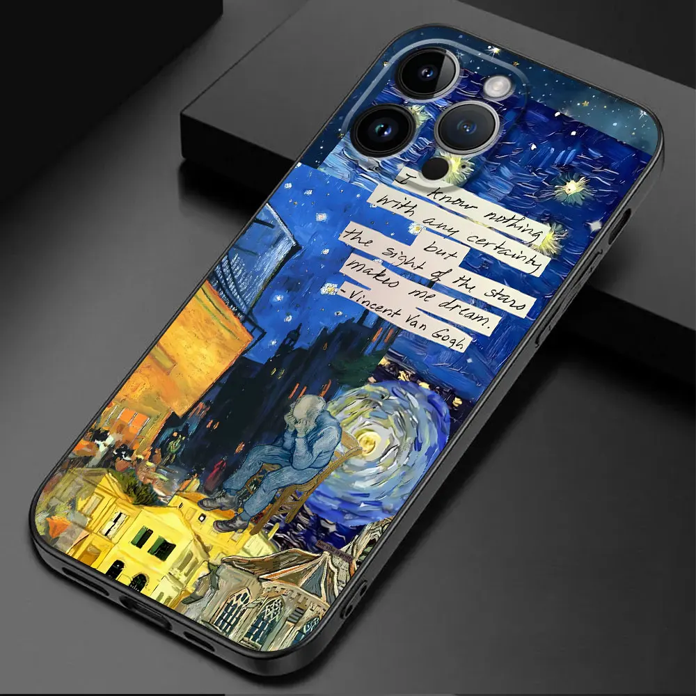 Van Gogh Starry Sunflowers Phone Case for Google Pixel 6a 7a 6 Pro 8 Pro 7 Pro Silicone Cover