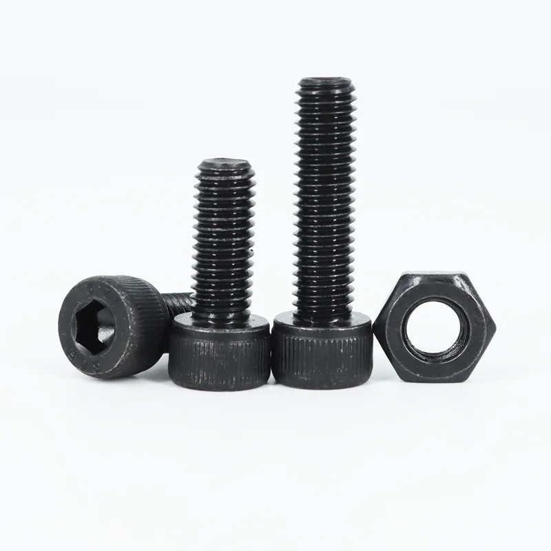 2500 bis 400 schwarzes Innensechskantschrauben-Set M2 M2,5 M3 M4 M5 M6 DIN912 12,9 Innensechskantmutter Stahl-Halbrundkopf-Innensechskantschrauben – Detail 5