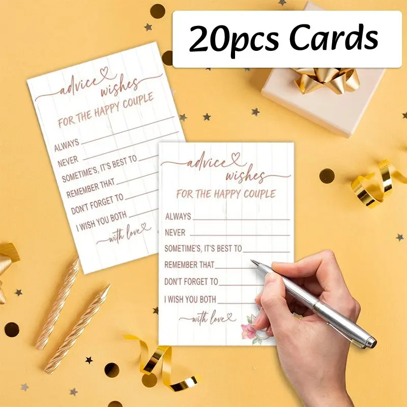 20pcs blessing and greeting cards, perfect for celebrating weddings, party decorations, and small gifts holiday stationery