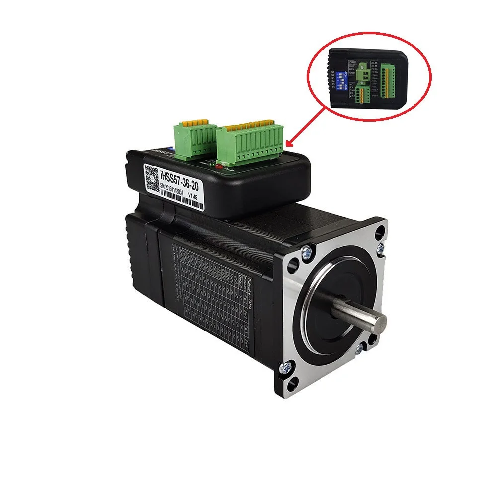 JMC оригинальный Nema 23 2Nm DC36V встроенный шаговый двигатель с замкнутым циклом и драйвер для комплектов 3d-печатных машин
