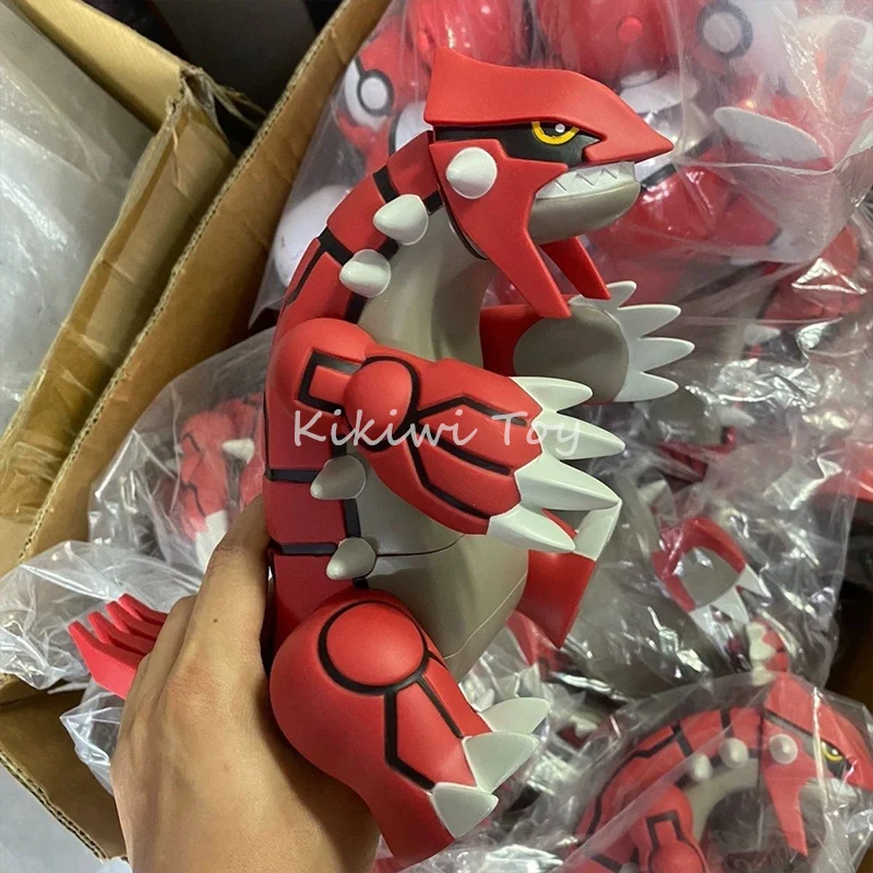 

Origianl 20cm Groudon Anime Figure Legend of The Elves Figure Cute Vinyl Groudon Figurine Statue Model Doll Collection Toys Gift