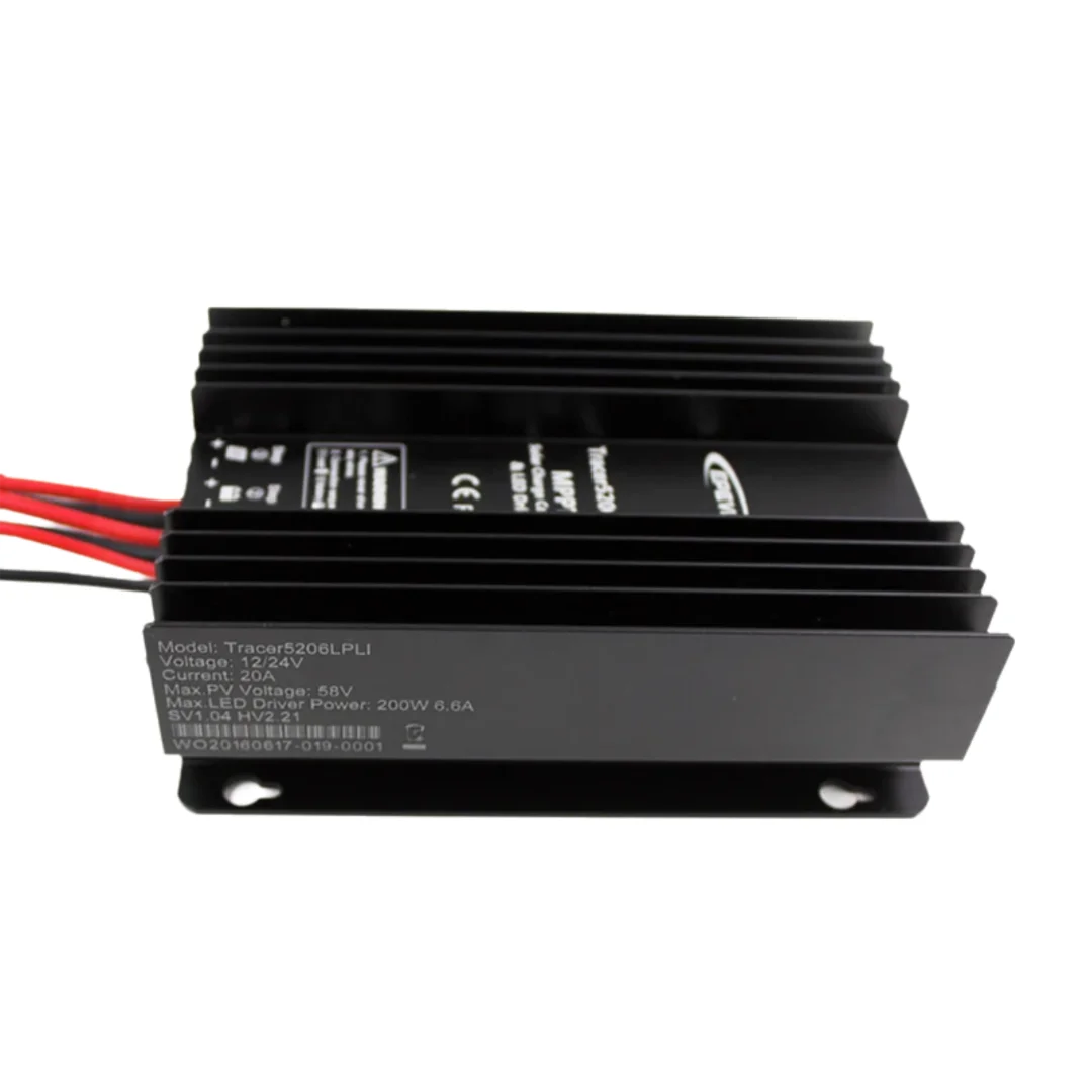 EPEVER Tracer5206LPLI Tracer5210LPLI 20A MPPT Solar Charge Controller 12V 24V Auto Dual Model for RV Off Grid Solar System