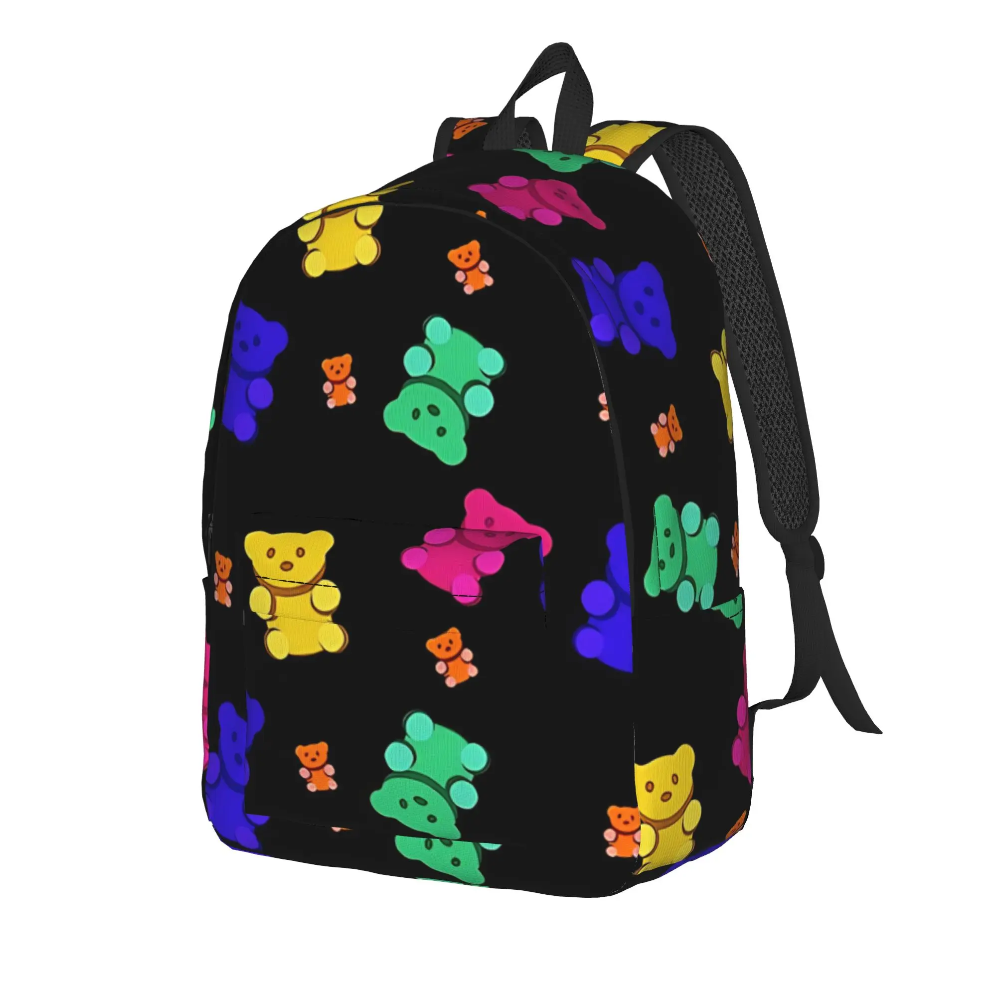 Back to school season Fruity Candy Plush Rucksack Gummy Bear Office Workers Portable Backpack