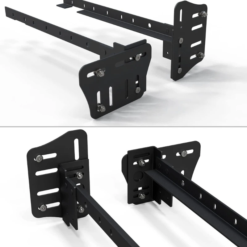 Headboard Plate Adjustable Metal Frame Bracket For Secure Bed Frame Connection