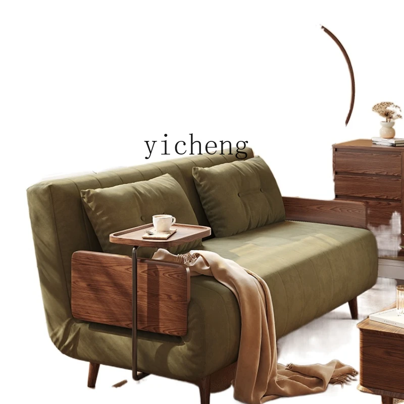 

Yy Faux Leather Sofa Bed Foldable Dual-Purpose Living Room Multifunctional Sofa