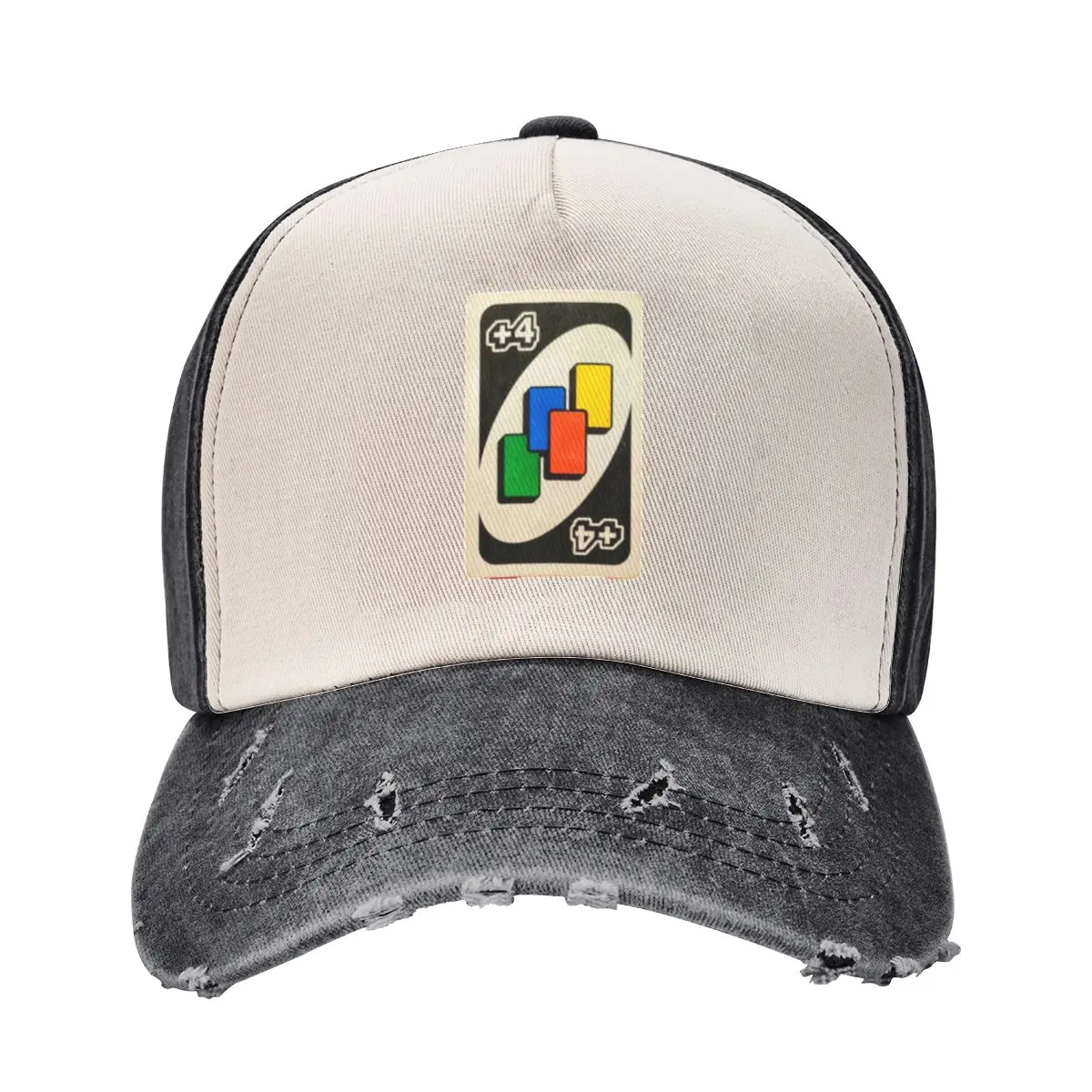 Uno +4 card Baseball Cap Sunscreen party Hat fishing hat Women's Golf Clothing Men's