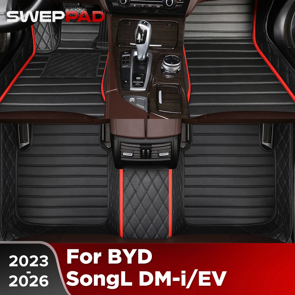 

For BYD SongL DM-i/EV 2026 2025 2024 2023 Car Floor Mats All Weather Carpet Cover Floor Liners Interior Protector Accessories