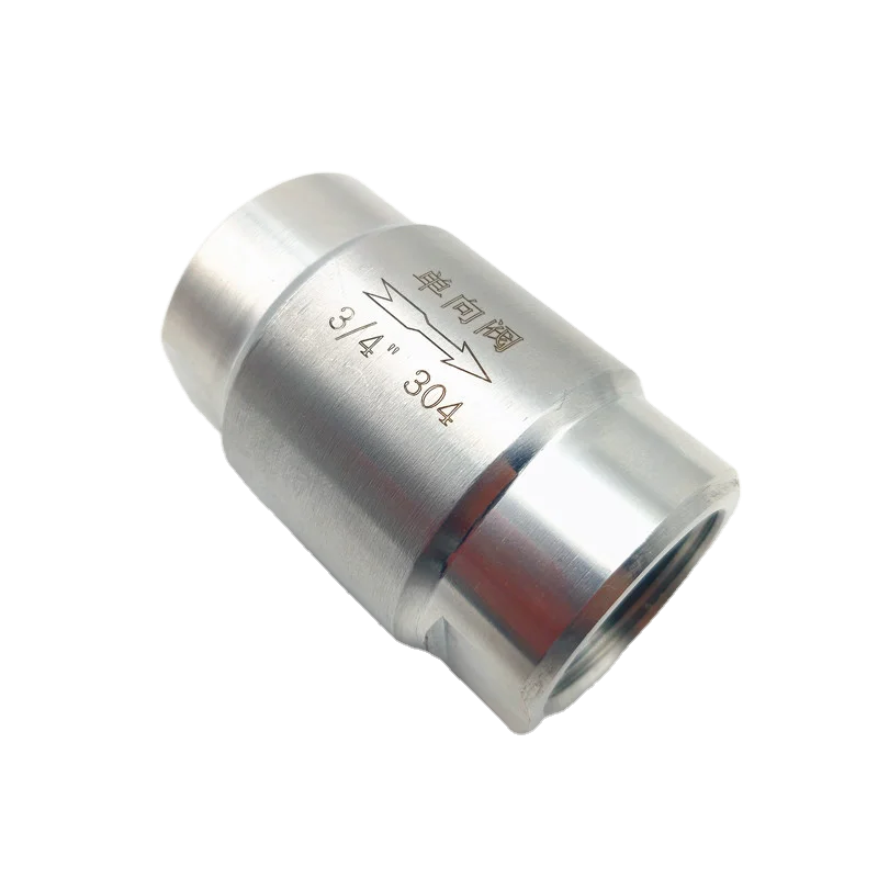 304 Edelstahl Hochdruck Eine Weg Ventil 1/8 "1/4" 3/8 "1/2" 3/4 "1" 6,4 Mpa Männlichen Gewinde Überprüfen Ventil – Detail 5