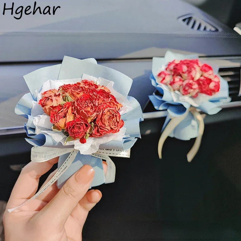 Mini Rose Dried Flowers for Party Natural Dry Bouquet DIY Decorations Gifts Wedding Home Daily Birthday Present Couples Fashion