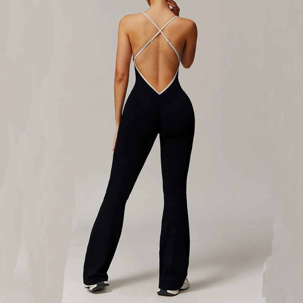 

Yoga Set V Jumpsuit Gym Set Women Training Yoga Suit Sportswear Women Sports Jumpsuit Fitness Workout Bodysuits Sexy Back