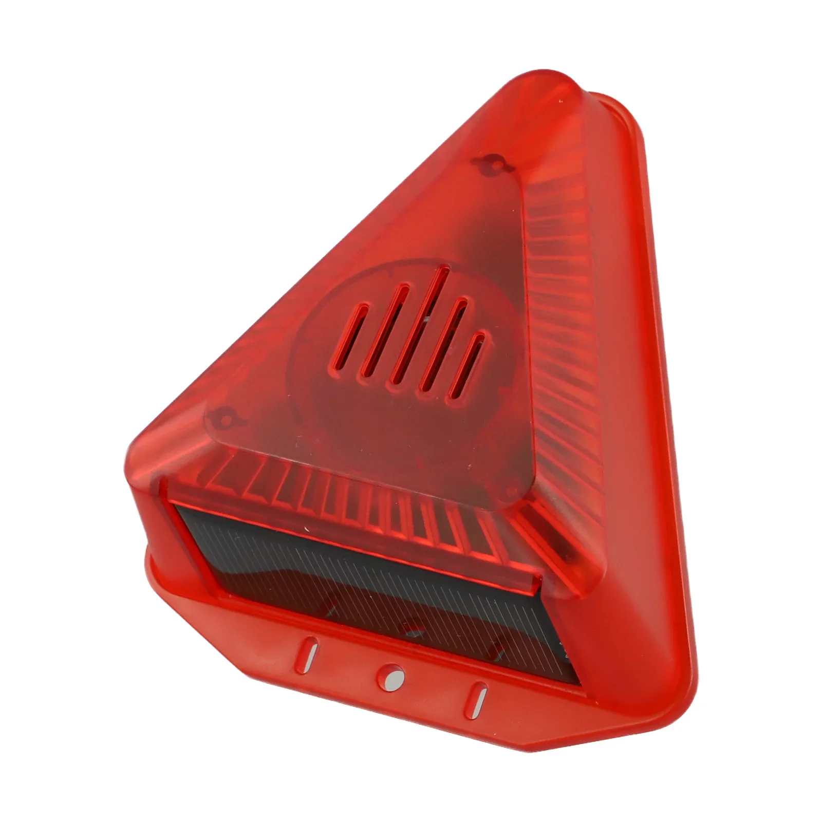 

129DB Alarm Light Outdoor Motion Sensor Light Solar Panel Charging Flashing Light Rechargeable Lithium Battery 24-hour Operation
