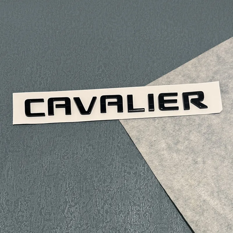 Car Displacement Standard Decal Trunk Badge Emblem ABS for CAVALIER 320 325T Rear Logo Luggage Compartment Logo Accessories