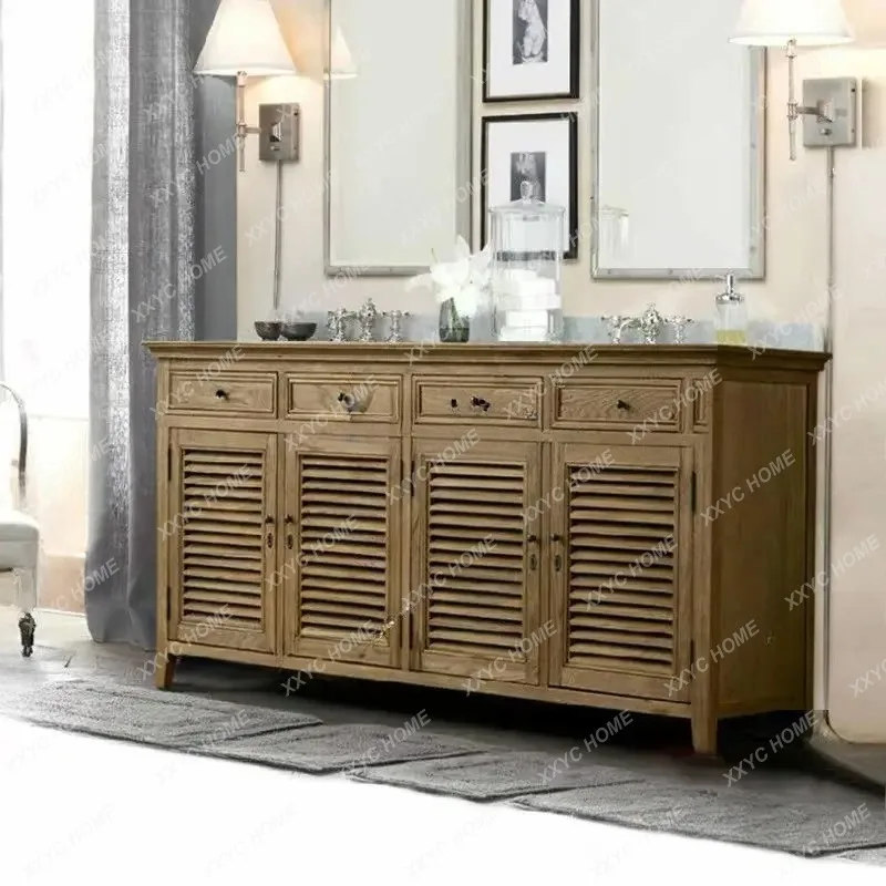 XX Country Side Cabinet Antique White Locker