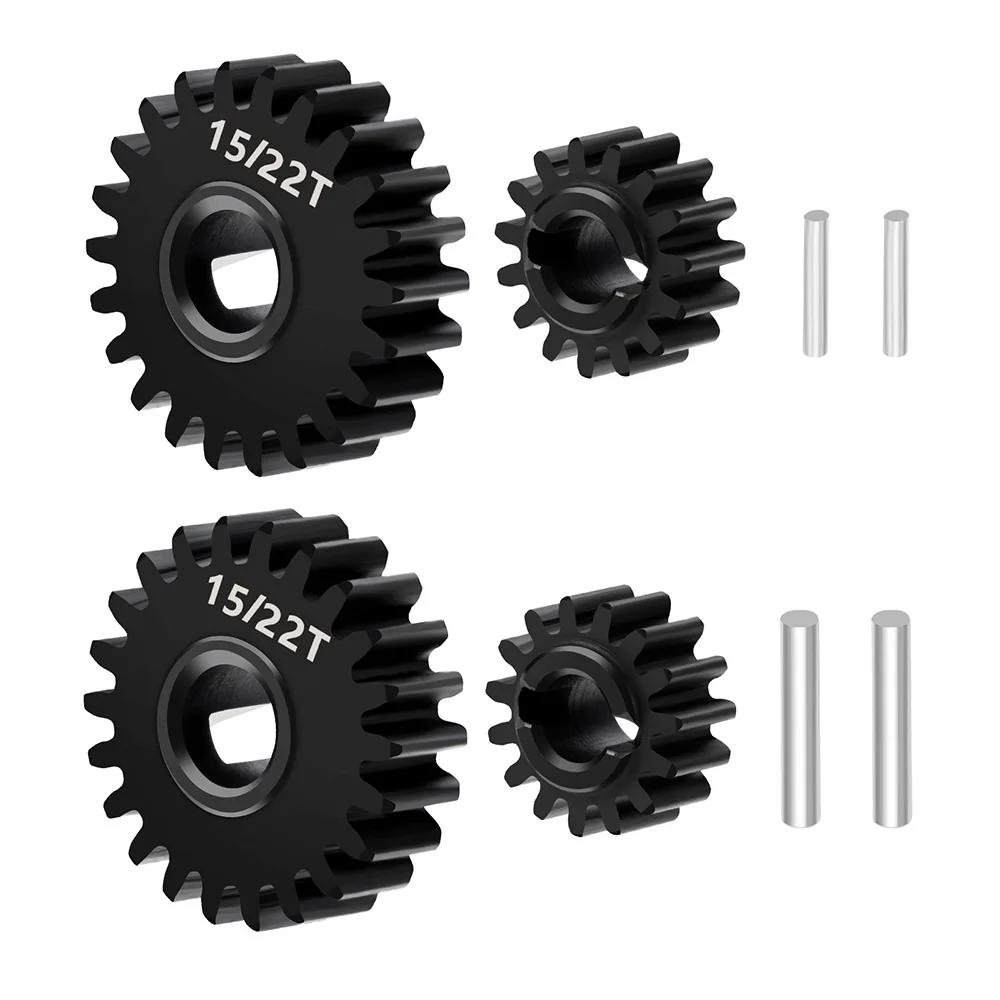 AXSPEED Steel Portal Axle Gear Front Rear Axles Center Gears for 1/18 RedCat Ascent RC Rock Crawler Car Upgraded Parts