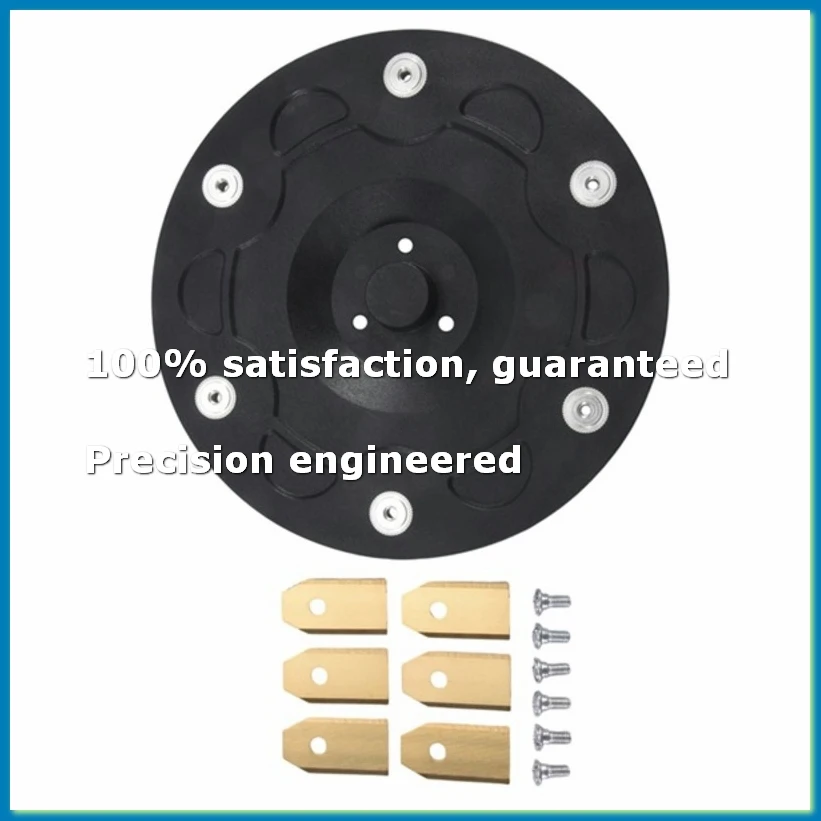 ●6 Blade Disc Compatible for Navimow Robotic Lawnmower I105N, I108N & I110N,with 6Pcs Blades Black