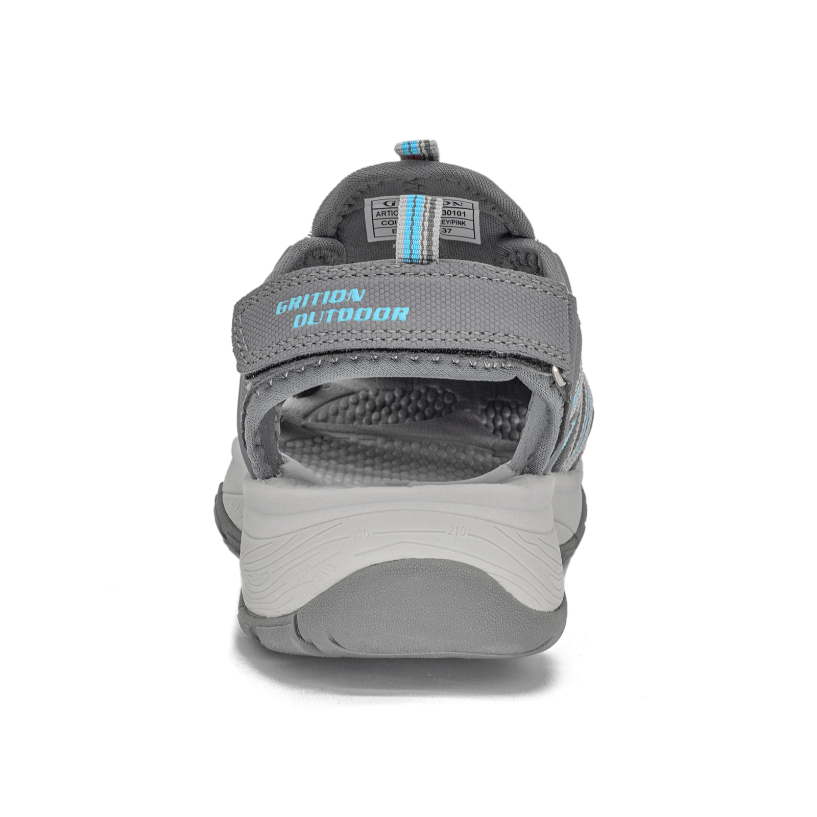 GRITION Sandali da donna verdi Punta chiusa Escursionismo all\'aperto Spiaggia Camminata impermeabile Scarpe estive leggere e traspiranti antiscivolo