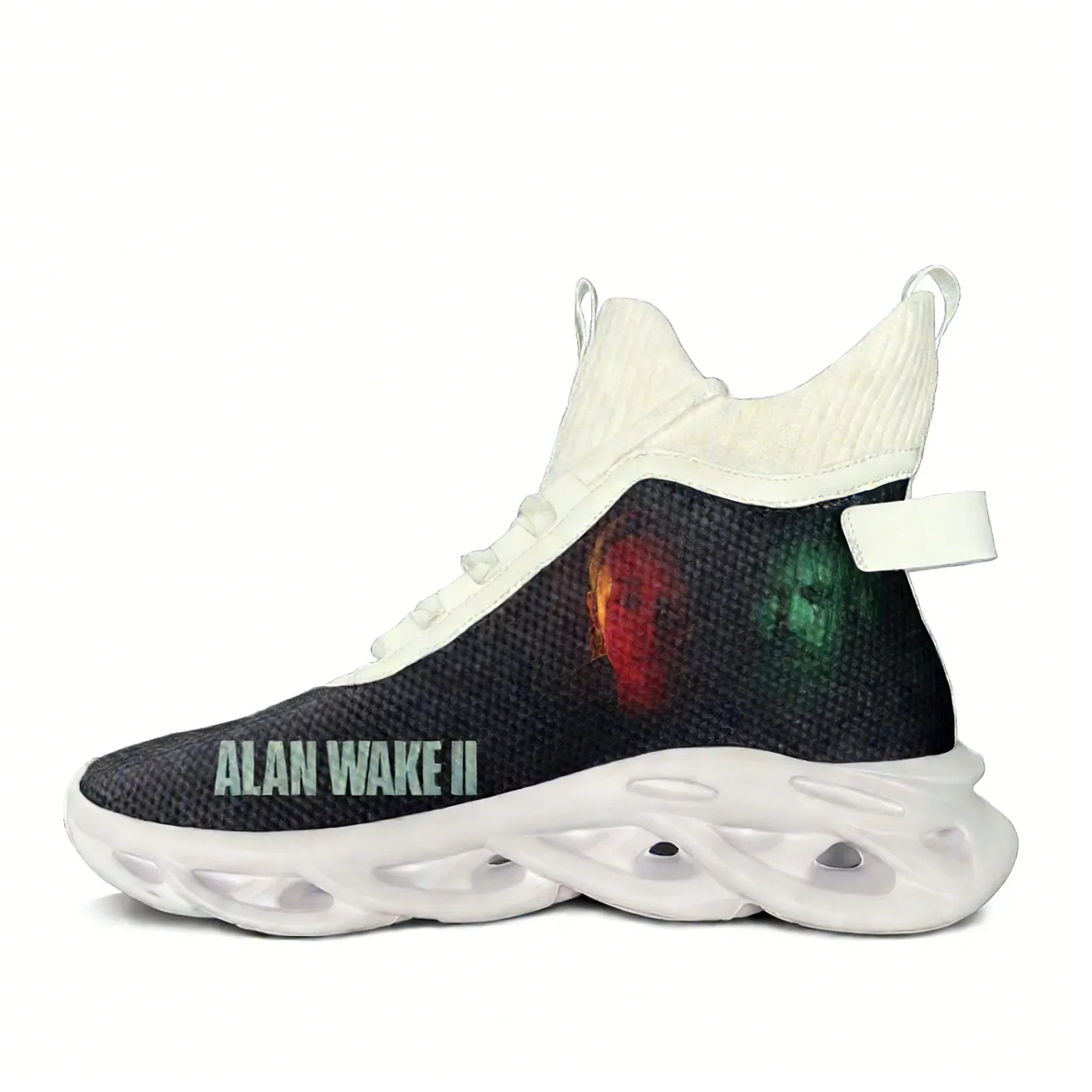 

Alan Wake 2 High Top Flats Sneakers Mens Womens Sports Running Shoes High Quality Sneaker Lace Up Mesh Footwear Custom Shoe