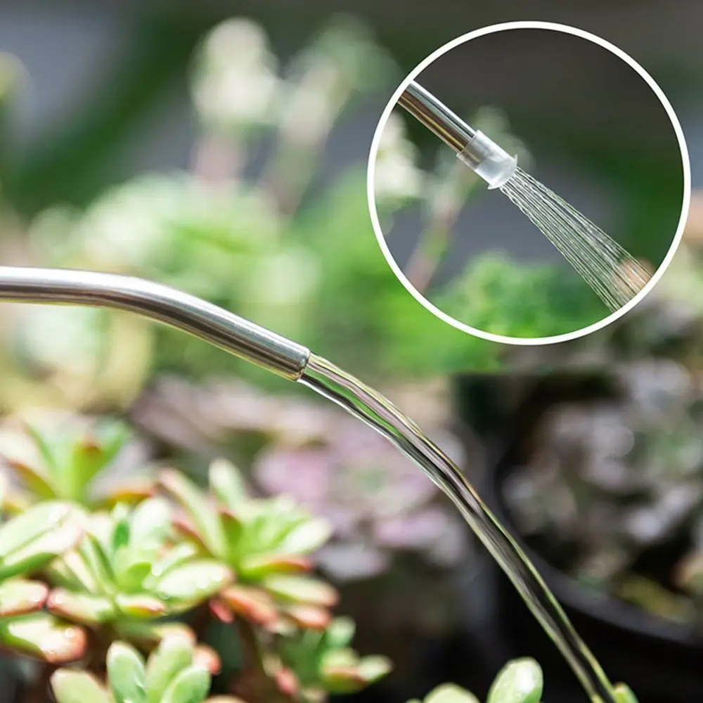 Mehrfarbige Langmundige Gießkanne 2L Halbtransparente Garten-Gießflasche Große Kapazität Sturzsichere Gießkanne – Detail 6
