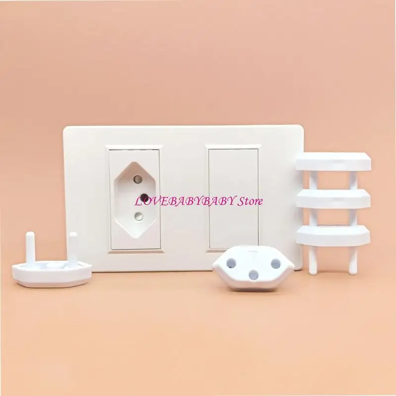مجموعة من 10pcs حماة المقبس الكهربائي حارس إثبات الطفل مع ميزة مضمونة ضمان سلامة الطفل 4xBC #2
