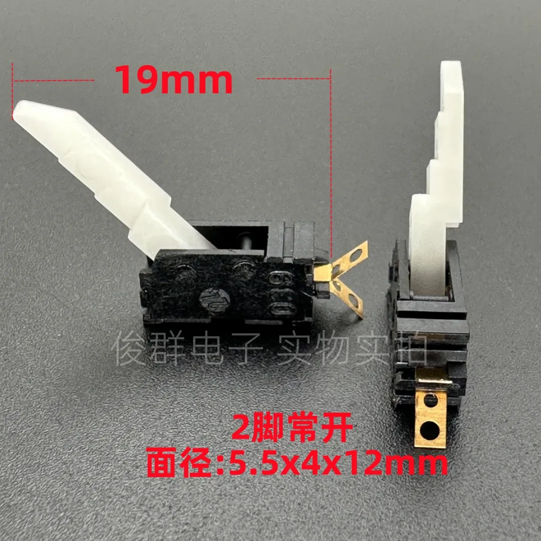 10pcs/imported in-line 2-pin micro-motion detection switch reset stroke limit monitoring game machine flash door sensor