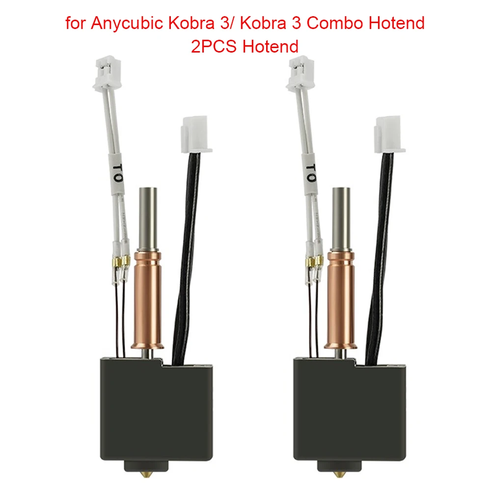 

HzdaDeve Hotend для Kobra 3, комбинированная Печатная головка, комплект экструдера, нагревательный блок для Anycubic Kobra 3/ACE Pro