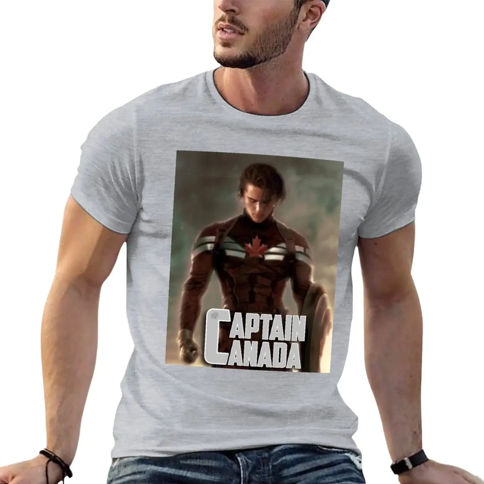 CAPTAIN CANADA T-Shirt sweat shirts Short sleeve tee custom t shirts mens clothes