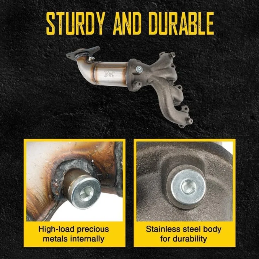 محول حفاز لـ 20072012 Colorado 2.9L و 20072012 Canyon 2.9L مع مجموعة استبدال OEM التثبيت DirectFit Compatib