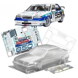 TC050 1/10 Volvo 850 BTCC Clear Body Shell, 190mm width,258mm wheelbase RC  Drift Tamiya TT-01 TT-02 - AliExpress