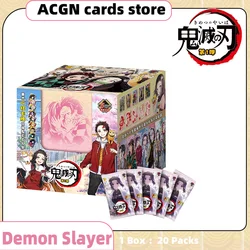 Mała karta kolekcjonerska Dino Demon Deyer GM-0105 Nezuko Kimetsu Yaiba japońskie Anime Booster Box i prezenty urodzinowe