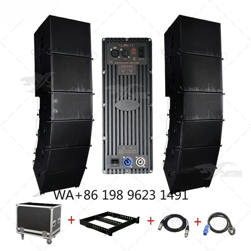 Professional Active Line Array Sound System Premium PA Audio Equipment for Stage Performance Outdoor Events and Live Show Use