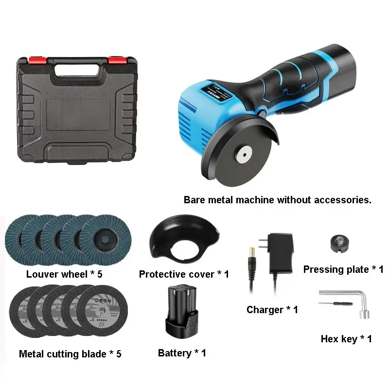 

Lithium Wireless Mini Angle Grinder Small Household Electric Handheld Cutting Machine Charging Hand Grinder Micro Grinder