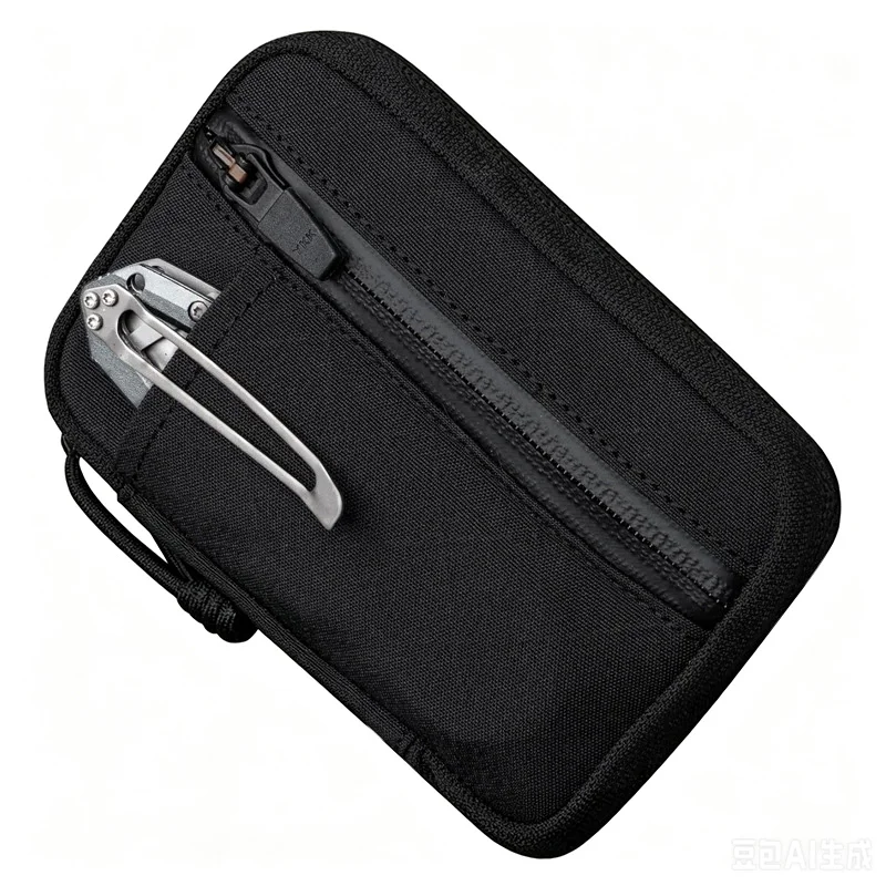 Bolsa EDC Multifuncional X-PAC, Mini Bolsa de Cintura, Porta-Chaves e Carteira, Bolsa de Ferramentas EDC Portátil para Atividades ao Ar Livre