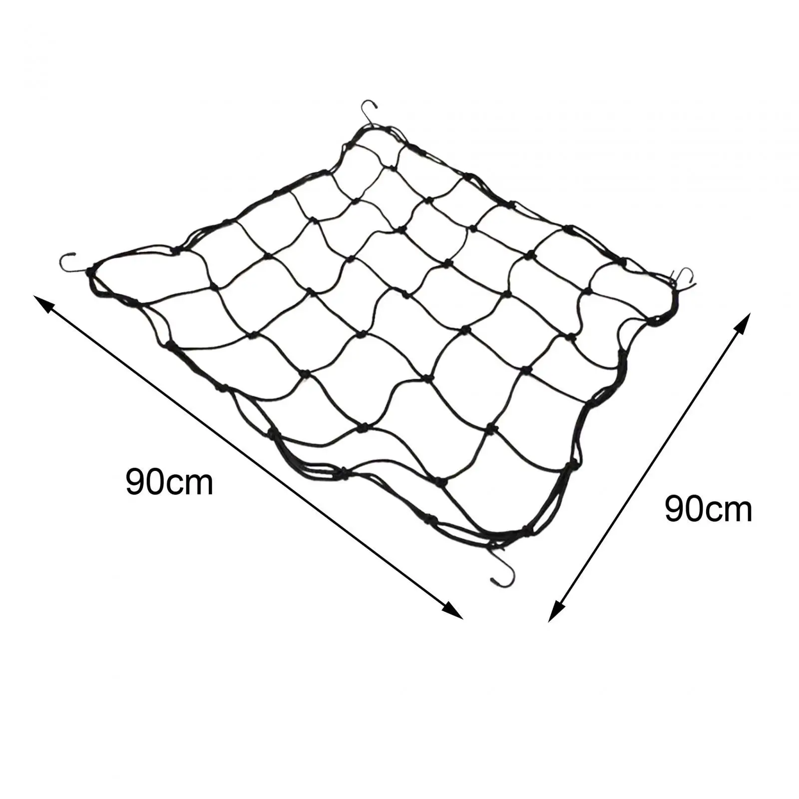 Elastic Trellis Netting with Hooks Multipurpose Grow Tent Net Trellis Netting for Greenhouse Backyard Indoor Outdoor Plants