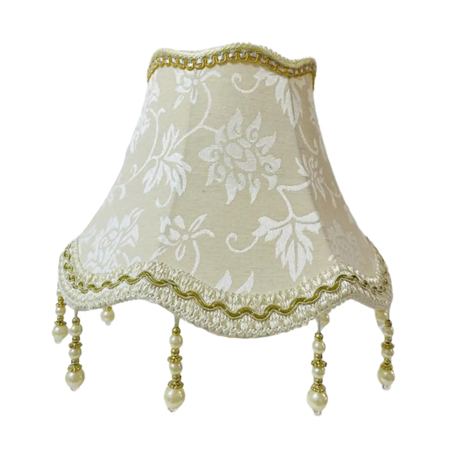 Fabric Lampshade Table Lamp Bedside Lamp Lamp Shade with Fringe for Teahouse Living Room Restaurant Kitchen Island Bedroom