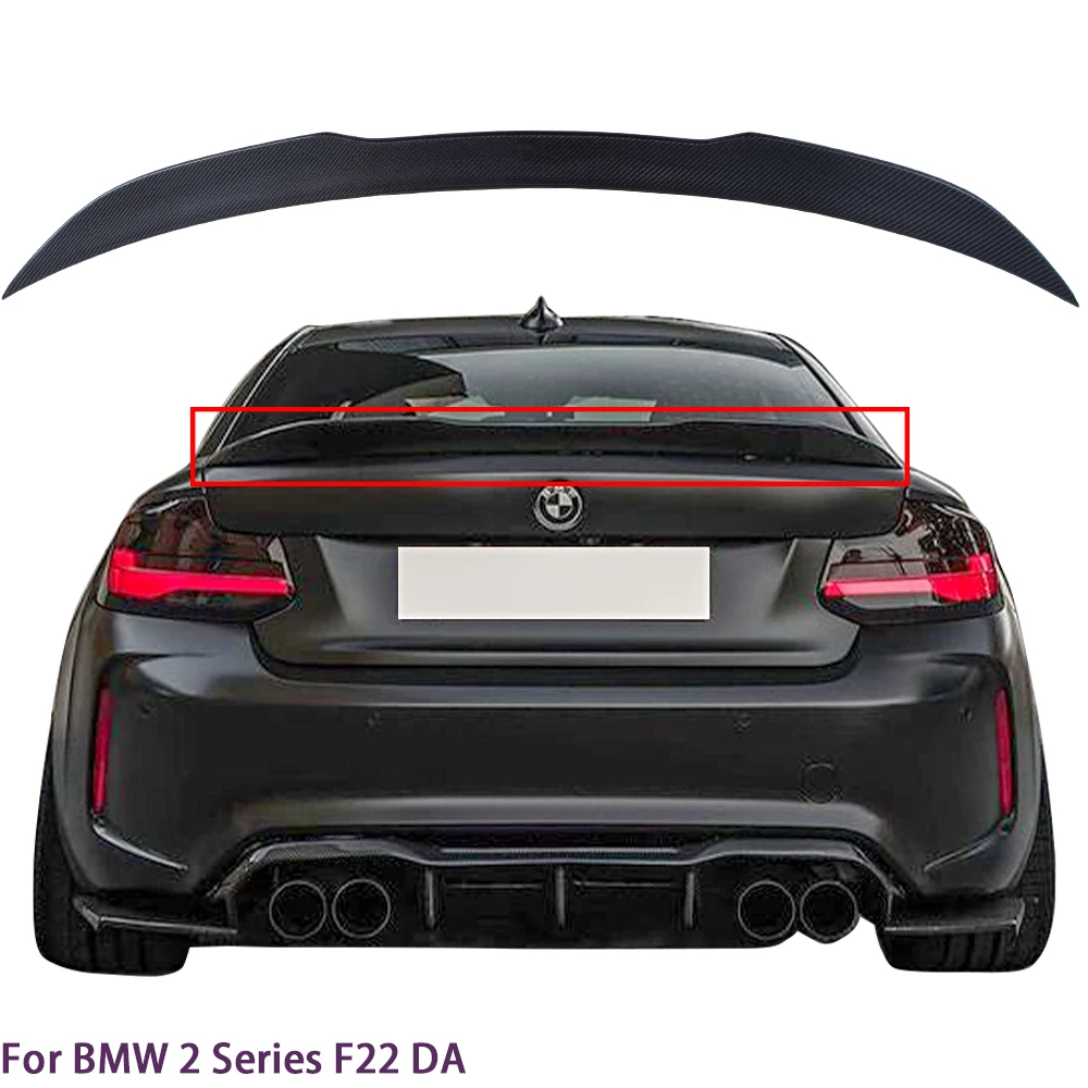 

For BMW 2 Series F22 Coupe DA Style Carbon fiber Rear Spoiler Trunk wing 2014-2020